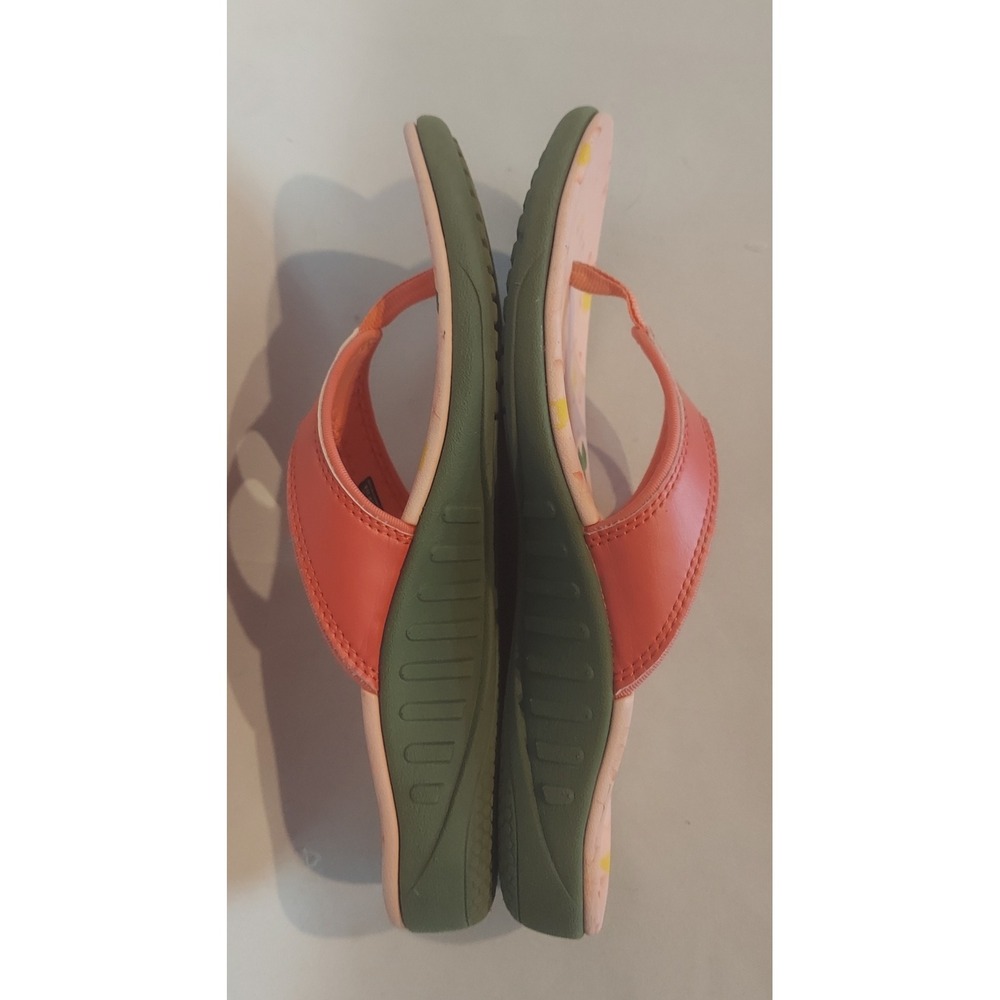 Spenco Womens Pink Floral Yumi Blume Orthotic Thong Sandals Flip Flops Size 8 - Picture 7 of 10